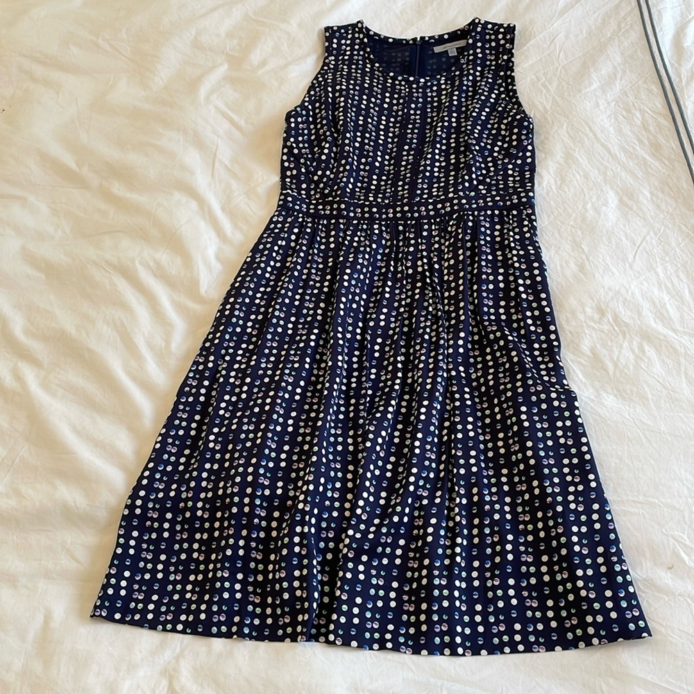 Classiques Entier silk polka dot dress